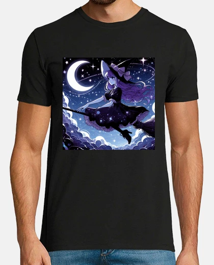 Camiseta Bruja en su escoba