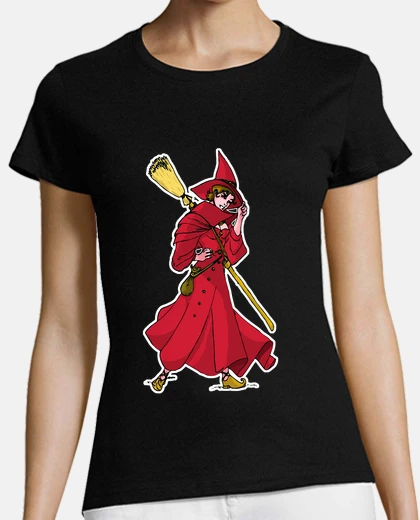 Playera BRUJA WICCA DE ROJO