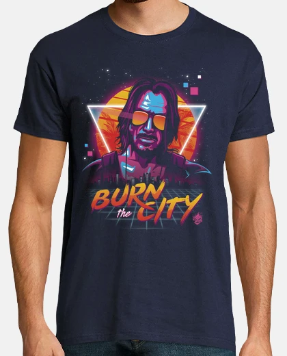 Tee-shirt brûler la ville