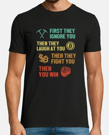 T-shirt BTC Crypto Quote Blockchains Crypto Cryptocurrency Bitcoin