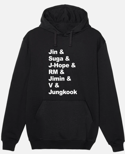 Bts Jungkook Sudadera Bts Negra Bts Sudadera Jungkook MercadoLibre