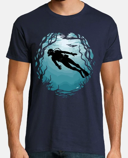 Camiseta buceo buzo mar oceano