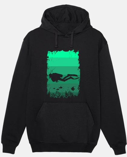Sudadera buceo buzo vintage ropa buceo