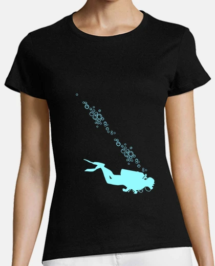 Playera buceo submarinismo submarinista burbuja