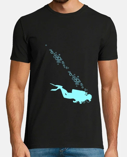 Camiseta buceo submarinismo submarinista burbuja