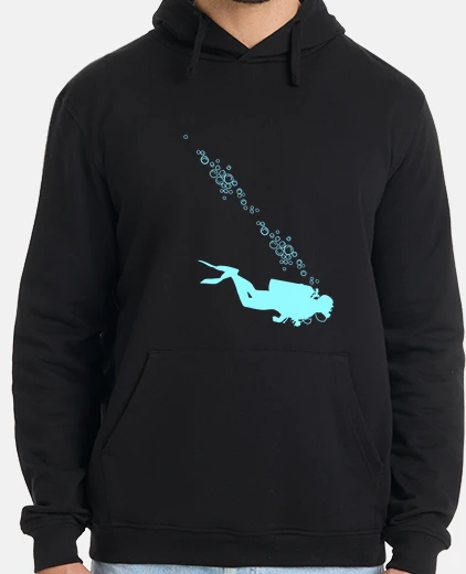 Sudadera buceo submarinismo submarinista burbuja