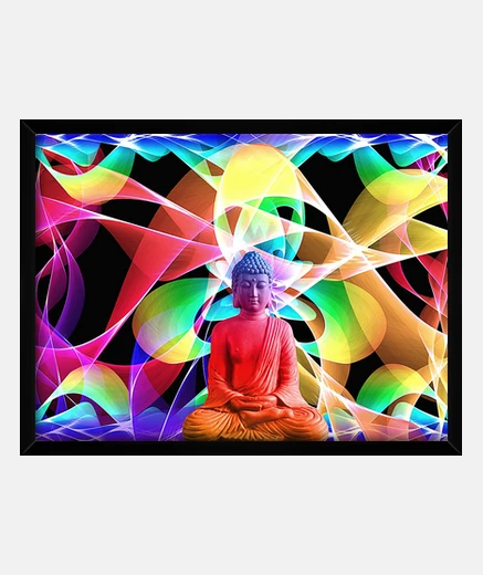 Cuadro buda colores