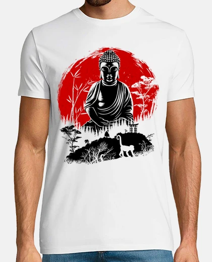 Camiseta Buda meditando
