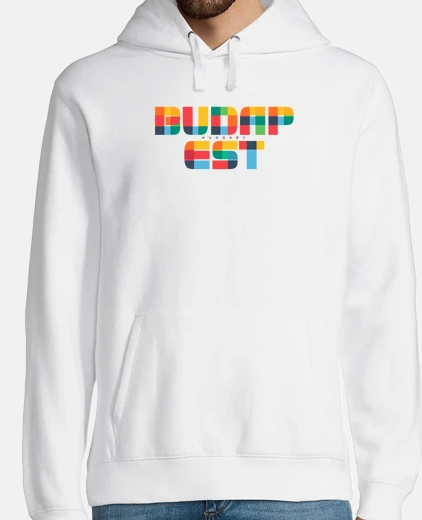 Sudadera budapest hungría cmyk estilo pop art