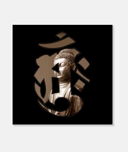 Stampa buddha - simbolo buddista