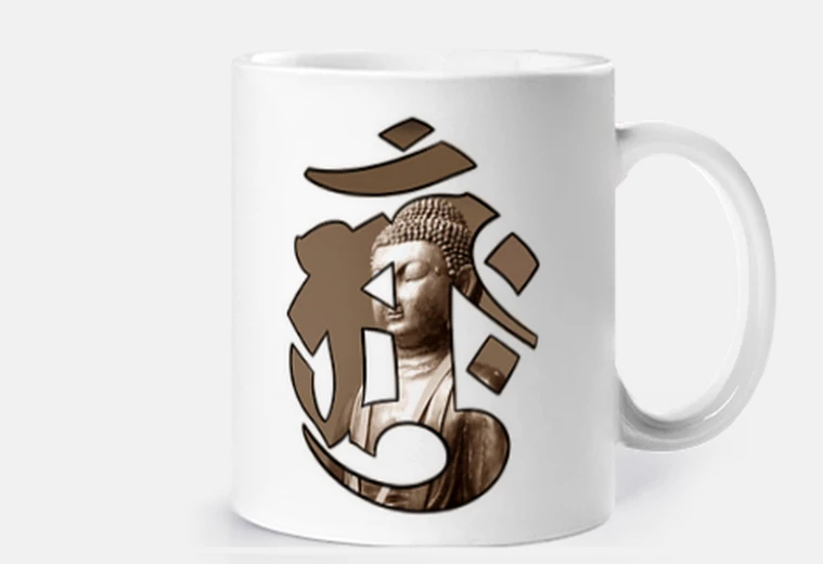 Tazza buddha - simbolo buddista