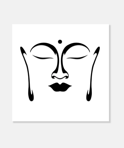 Wall buddha head