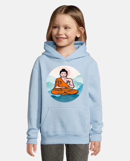 Kids buddha mudra complacency and perfection
