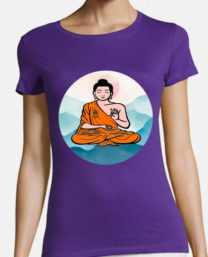 T-shirt buddha mudra complacency and perfection