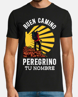 Camiseta Buen Camino Peregrino Camino Santiago Personalizado