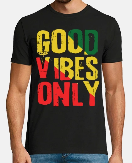 Camiseta buena vibra solo rasta reggae