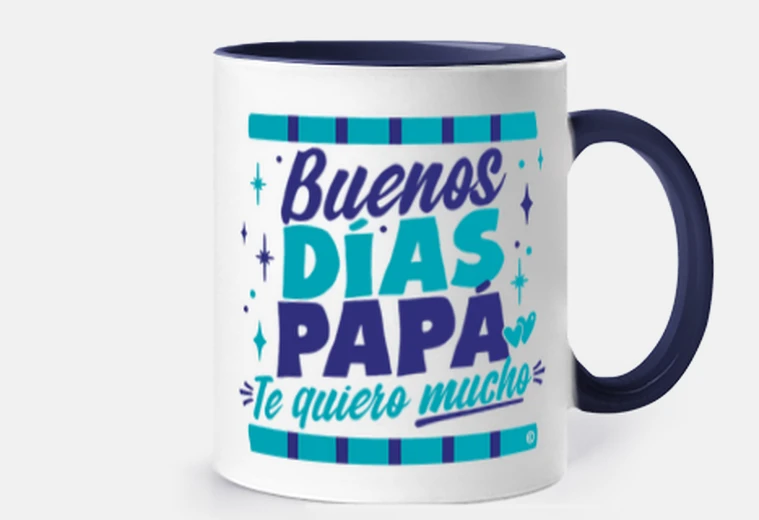 Taza Buenos días papá. Te quiero mucho