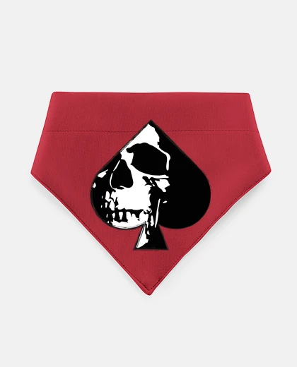 Mascotas bufanda pañuelo para perro as de espadas