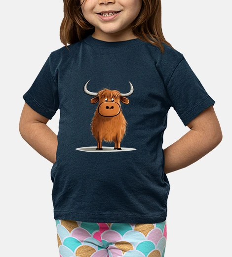 Kids buffalo cartoon child