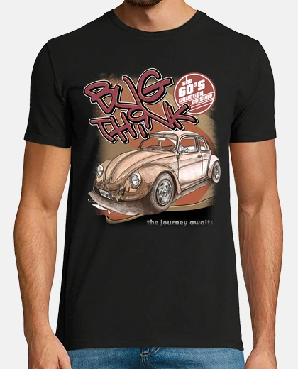 Tee-shirt bug pense voiture vw coccinelle classique ans