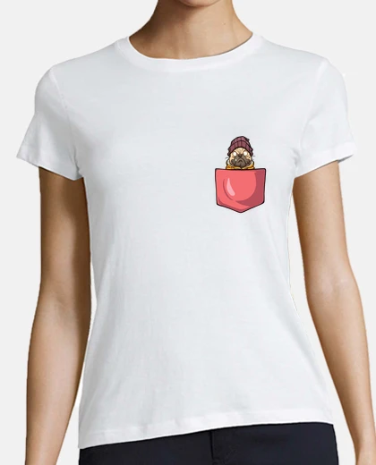 T-shirt bulldog pocket
