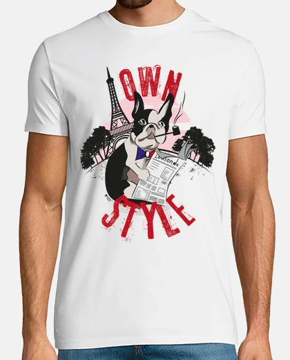 Tee-shirt bulldog style