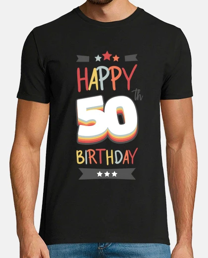 T-shirt buon 50 ° compleanno