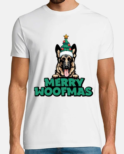 T-shirt buon bau buffo cane da pastore tedesco