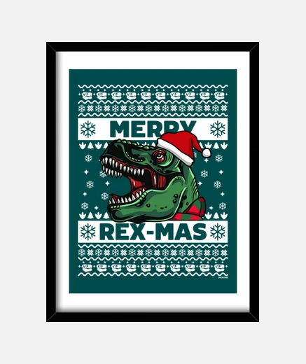 Quadro buon rex-mas - fun ny natale