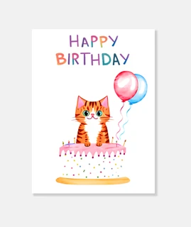 buon compleanno gatto - idea regalo div