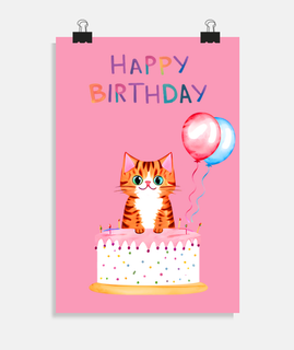 buon compleanno gatto - idea regalo div