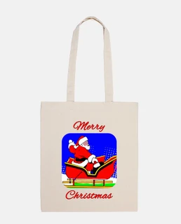 buon natale pop art rosso e blu
