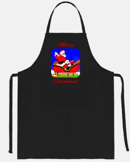 buon natale pop art rosso e blu