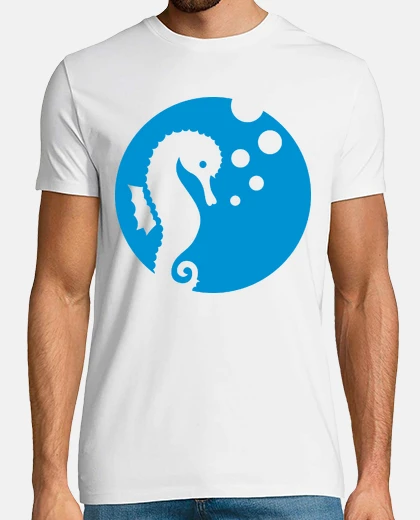 Camiseta burbujas de caballitos de mar