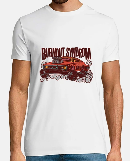 T-shirt burnout car car