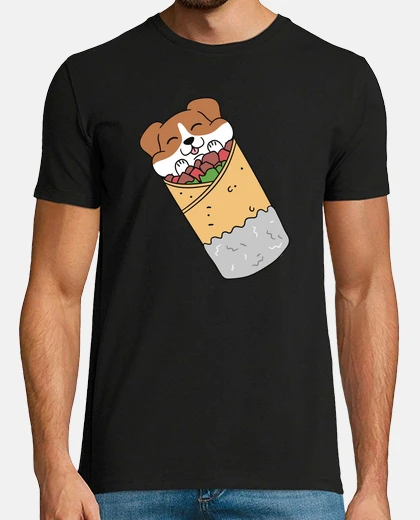 T-shirt burrito di beagle