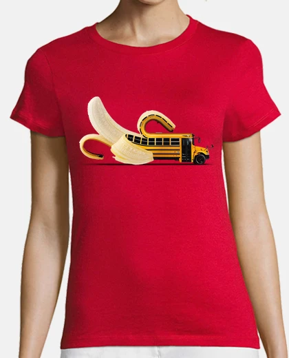 T-shirt bus di banana