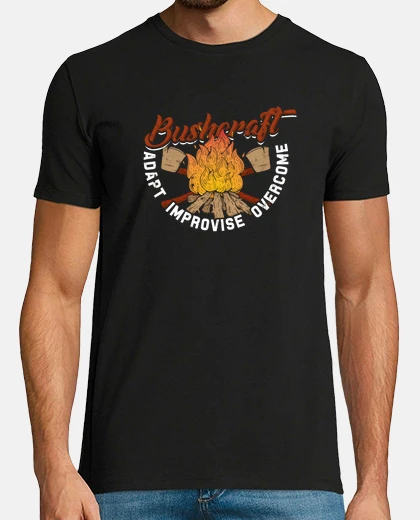 Tee-shirt bushcraft adapter improviser surmonter