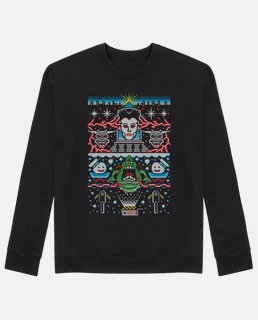 bustin christmas / ghostbusters / maglione