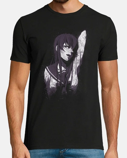 T-shirt busujima - highschool of the dead anime and manga