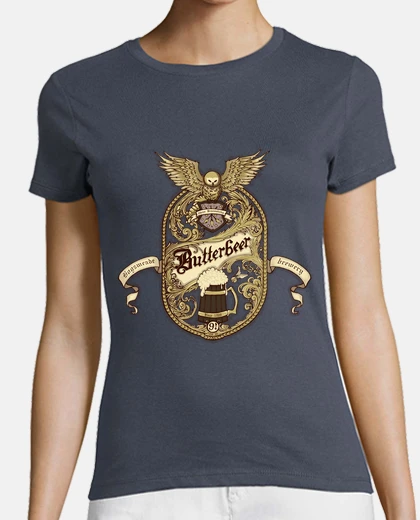 Playera Butterbeer camiseta chica