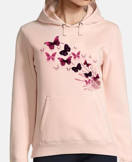 butterflies soaring indigo bright pink 