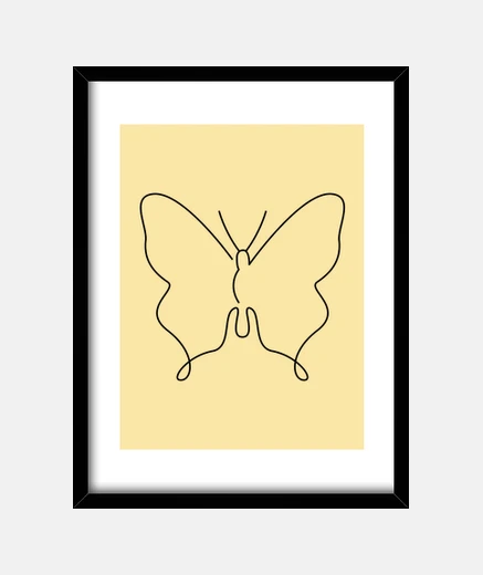 Framed butterfly