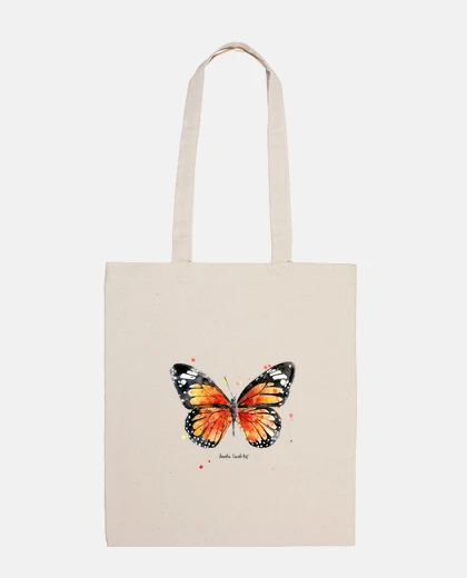 Bag butterfly canvas bag