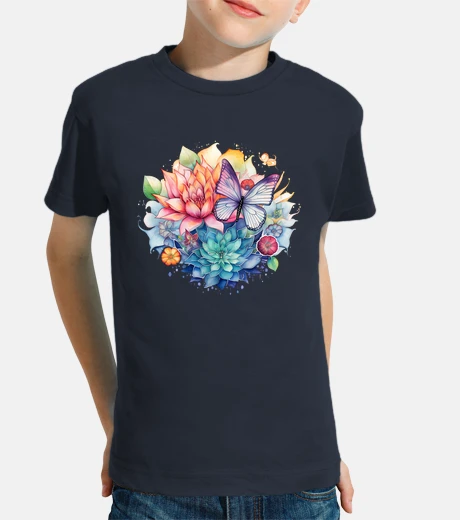 Ropa butterfly flower lotus colorful