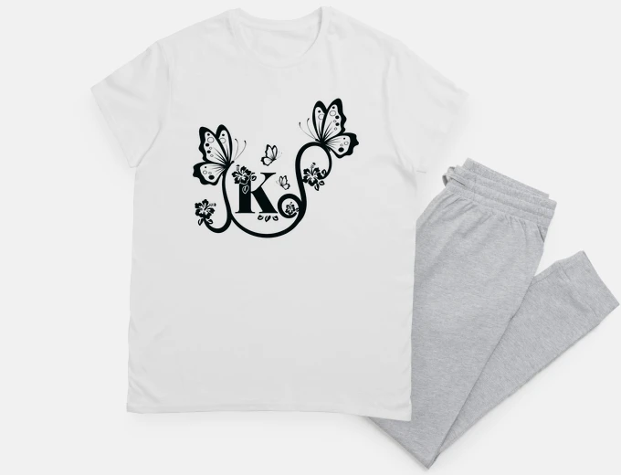 Pyjama Butterfly letter K