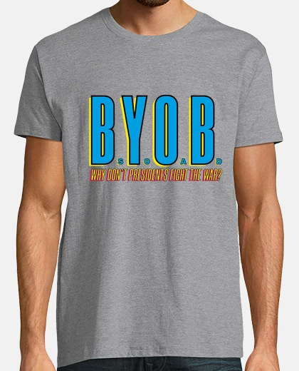 T-shirt byob blue - system of a down - t-shirt da uomo - t-shirt da uomo