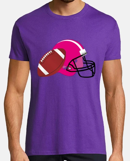 T-shirt c schifo e palla calcio ameri can o