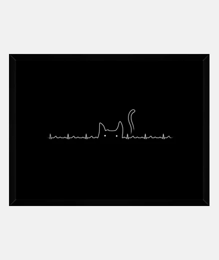 Quadro c39è un gatto nel mio cuore
