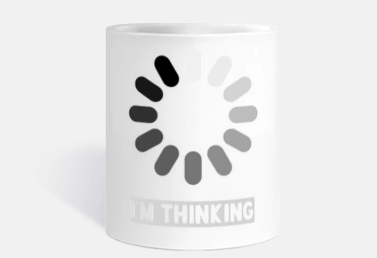 Mug c39est un toy pense and attends